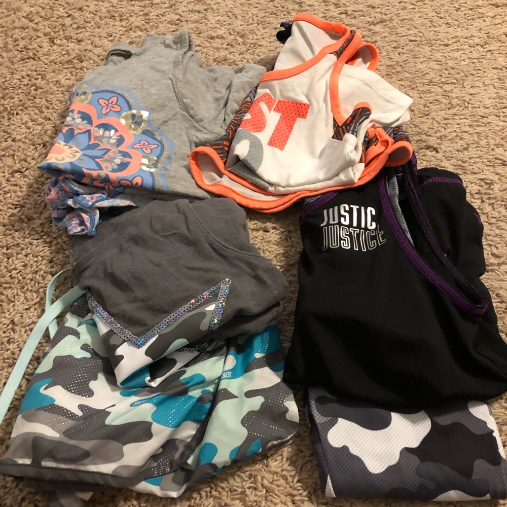 Four Matching Outfits (Justice and Nike)